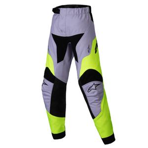 Alpinestars Racer Veil Kids gyerek motocross nadrág szürke-fluo sárga