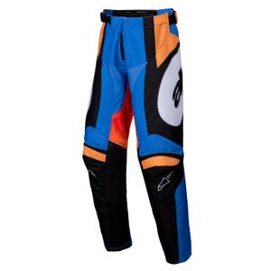 Alpinestars Racer Melt gyerek motocrossz nadrág narancssárga-kék