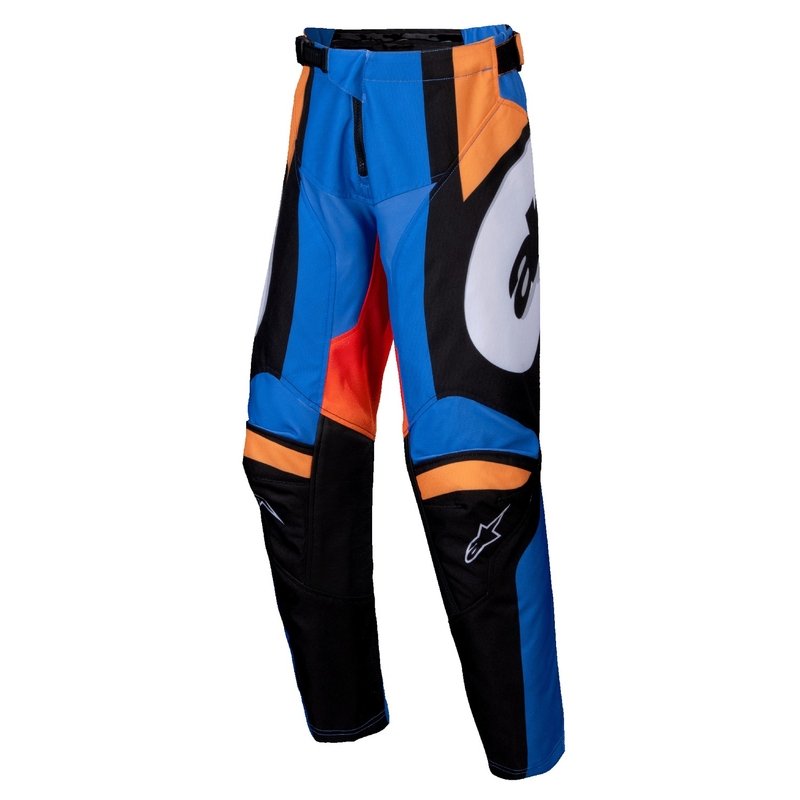 Alpinestars Racer Melt gyerek motocrossz nadrág narancssárga-kék
