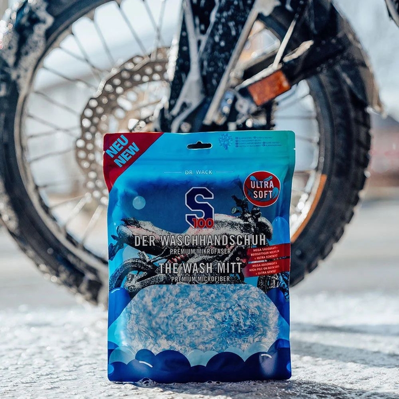 S100 Wash mitt mikroszálas mosókesztyű