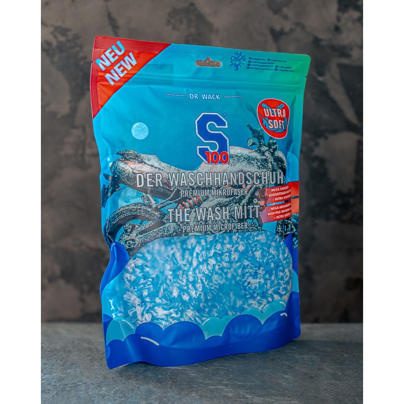 S100 Wash mitt mikroszálas mosókesztyű