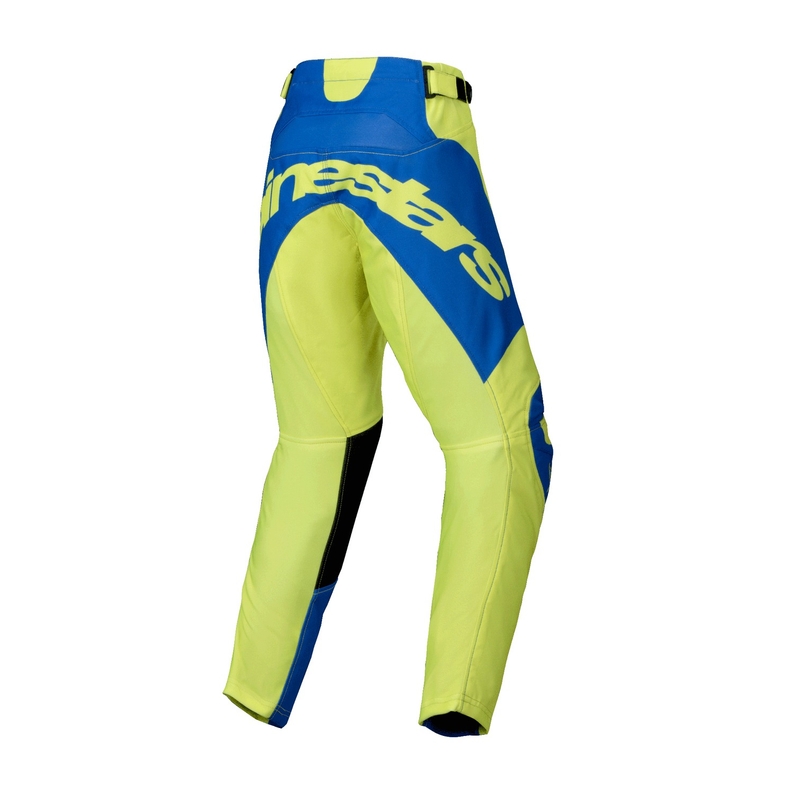 Alpinestars Racer Veil gyerek motocrossz nadrág fluo sárga-kék