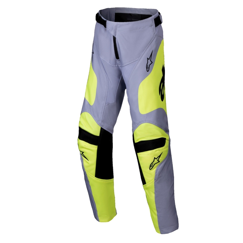 Alpinestars Racer Veil gyerek motocrossz nadrág szürke-fluo sárga