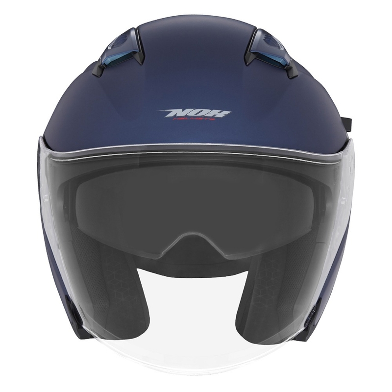 NOX N130 nyitott sisak matt kék