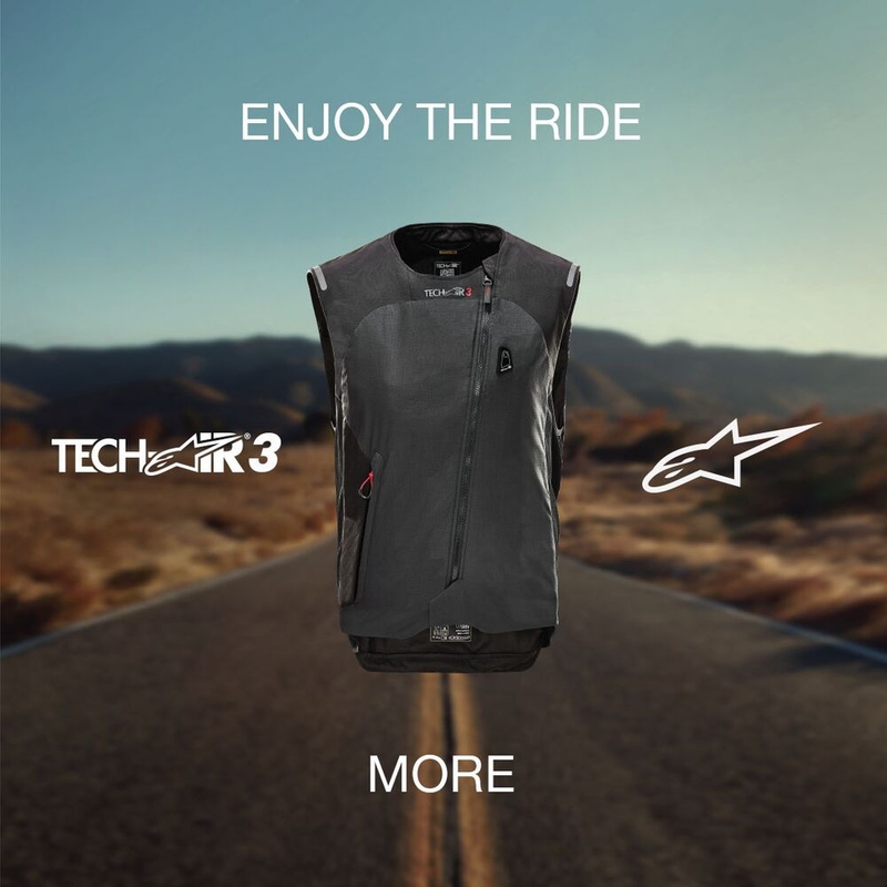 Alpinestars TECH-AIR®3 rendszerű légzsákmellény fuo sárga-fekete