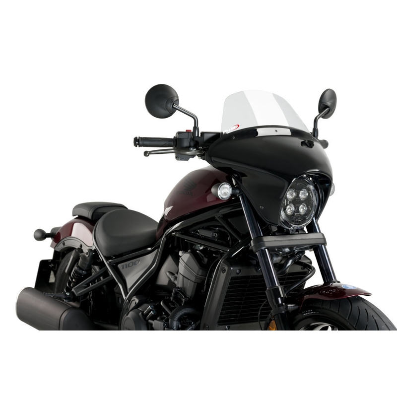 Windscreen PUIG BATWING SML TOURING áttetsző részére HONDA CMX 1100 Rebel 2021-2024