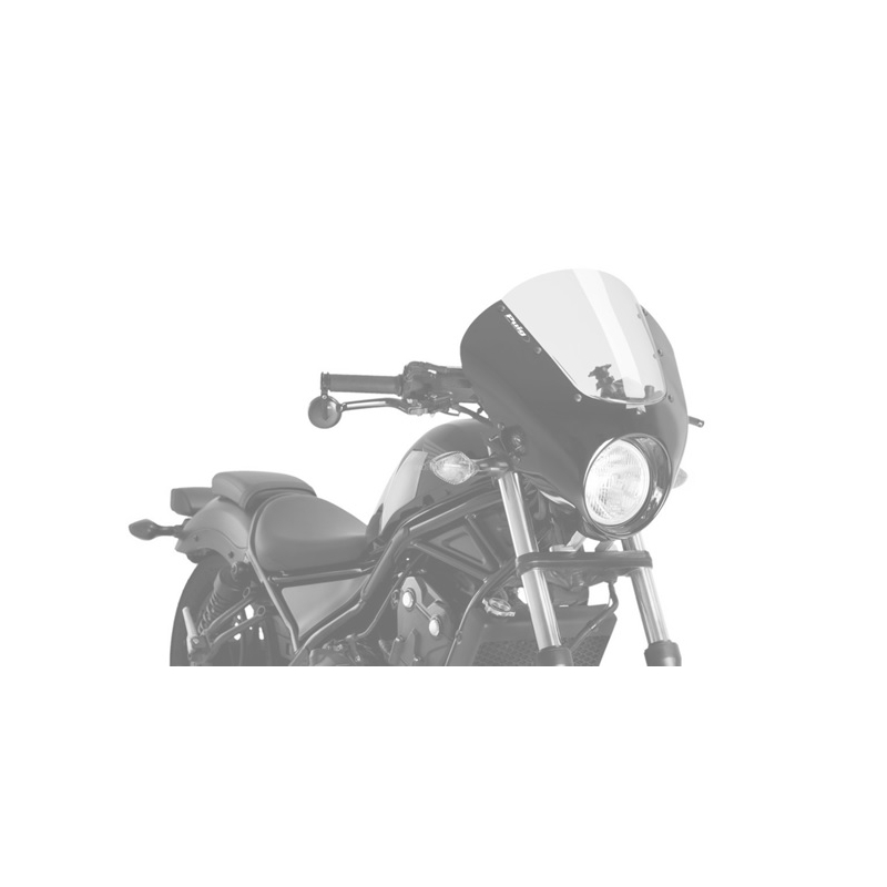 Semifairing PUIG DARK NIGHT dark smoke részére HONDA CMX 500 Rebel 2017-2019