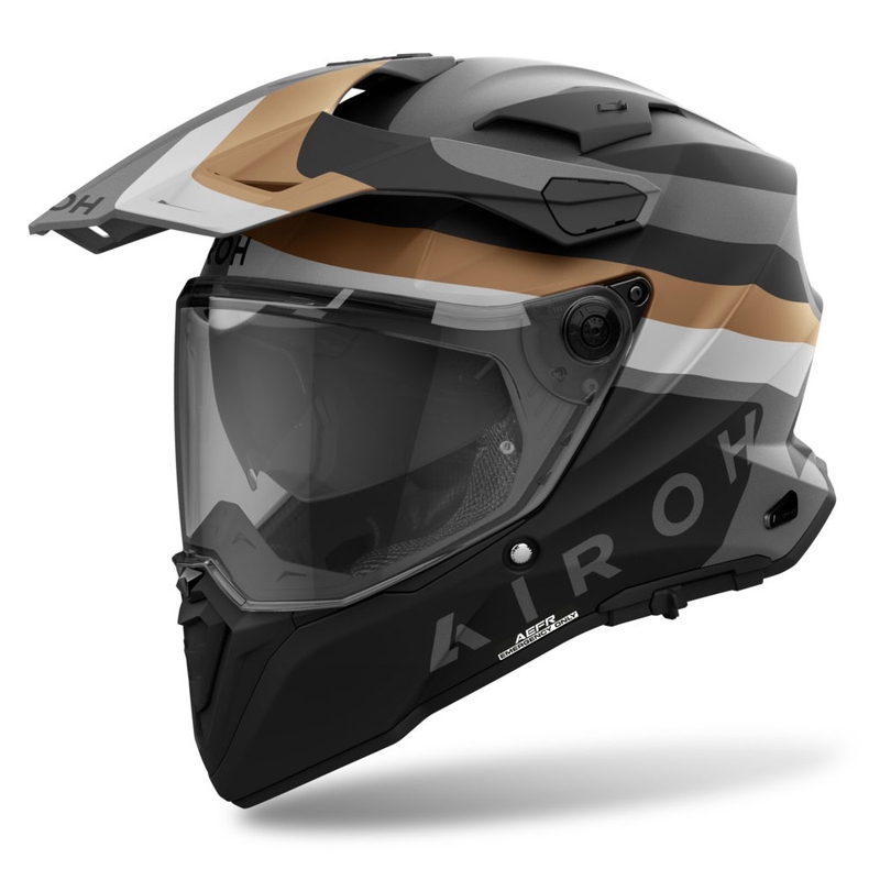 Enduro sisak Airoh Commander 2 Doom matt arany