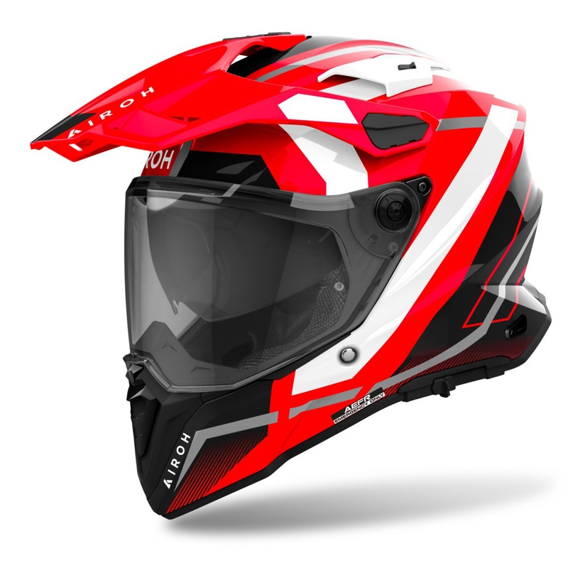 Enduro sisak Airoh Commander 2 Mavick fényes piros