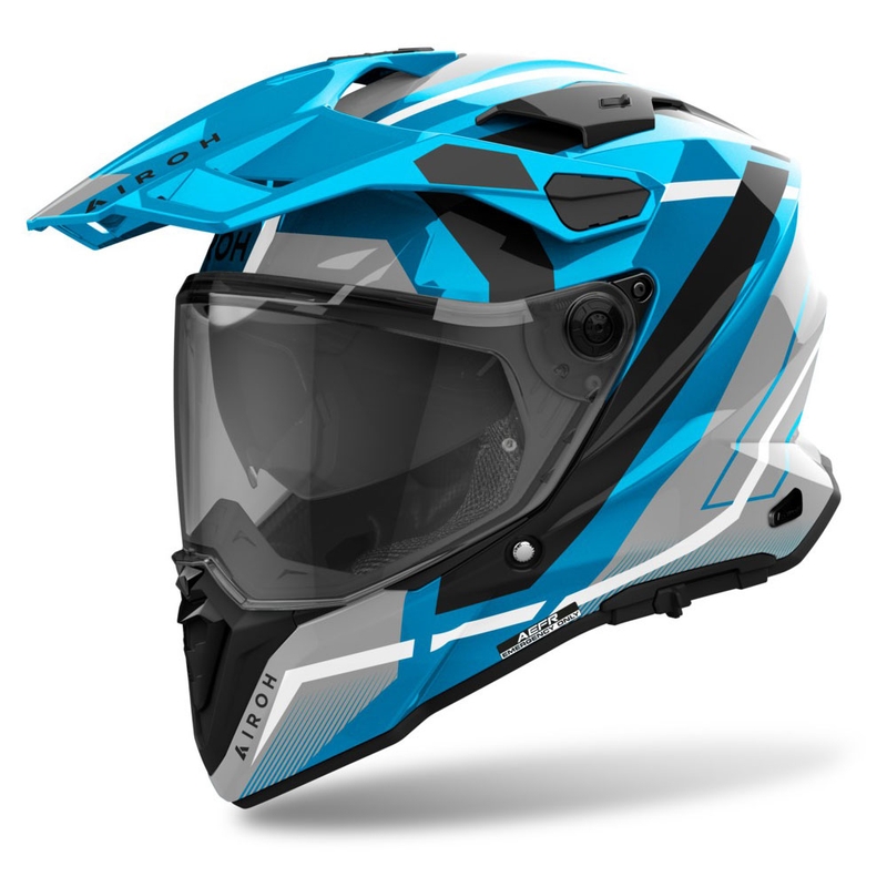 Enduro sisak Airoh Commander 2 Mavick fényes kék