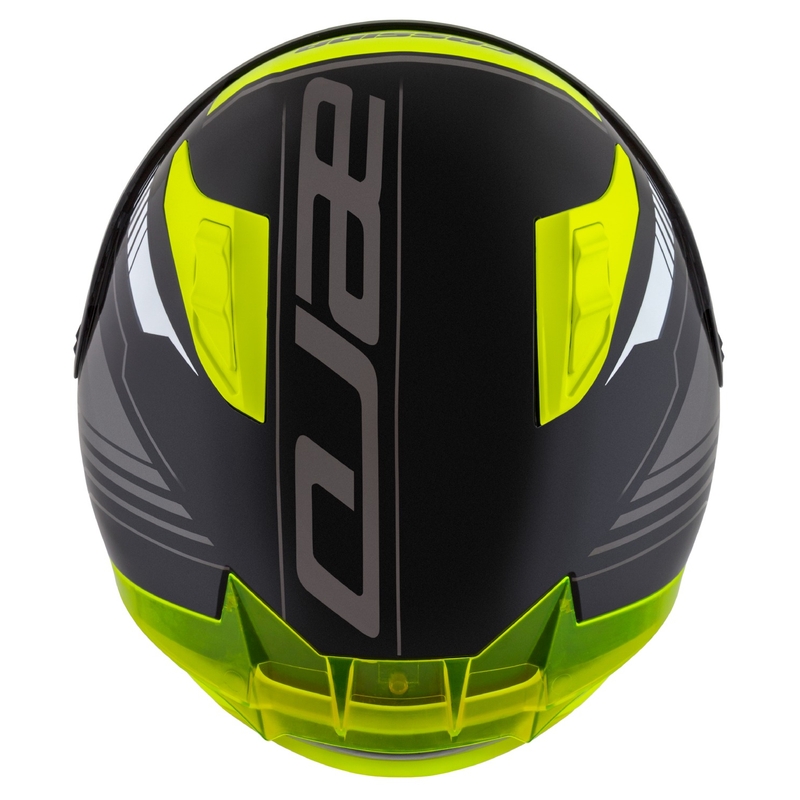 Cassida Aero Drome zárt motoros sisak fekete-fluo sárga-fehér-szürke-