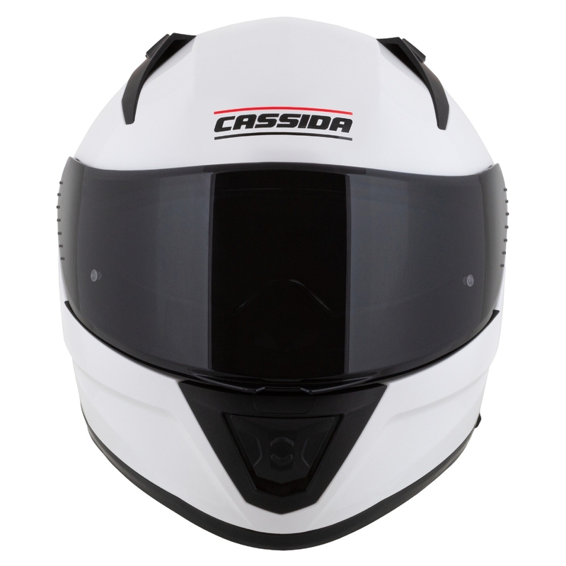 Cassida Aero zárt motorkerékpár sisak matt fehér-fekete