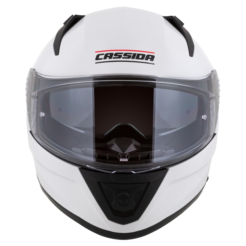 Cassida Aero zárt motorkerékpár sisak matt fehér-fekete