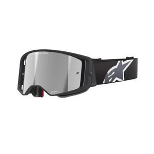 Alpinestars Supertech Corp motocross szemüveg fekete-szürke, ezüst plexivel