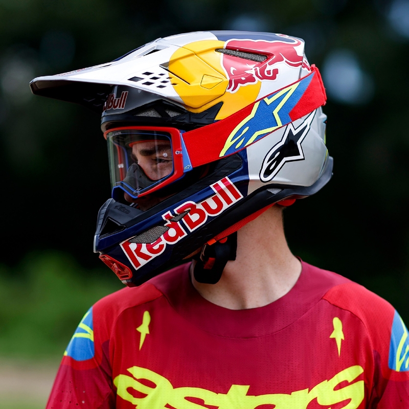 Alpinestars Supertech Corp motocross szemüveg fekete-szürke, ezüst plexivel