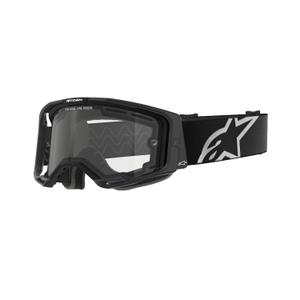 Alpinestars Vision 8 Corp motokrossz szemüveg fekete, dupla antifog átlátszó plexivel