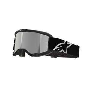 Alpinestars Vision 5 Corp motocross szemüveg fekete, tükörezüst plexivel
