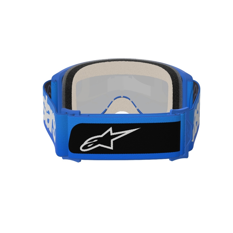 Alpinestars Vision 5 Blaze motocross szemüveg kék, tükörkék plexivel