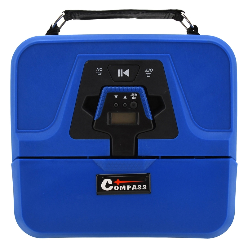 Kompresszor 12V BOX digitális 3 az 1-ben