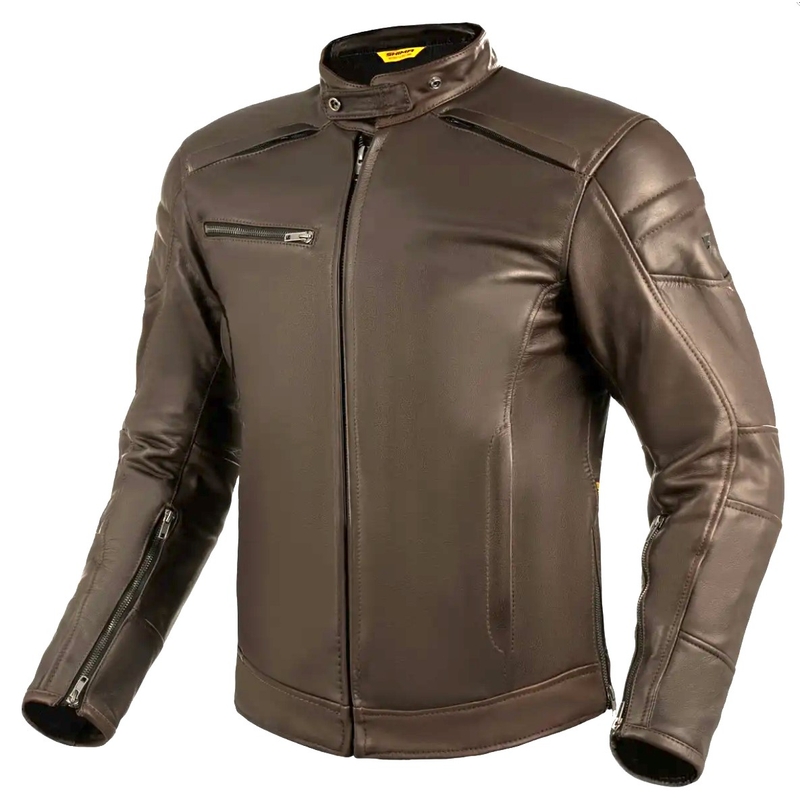 Shima Hunter+ 2.0 motorkerékpár bőrkabát barna