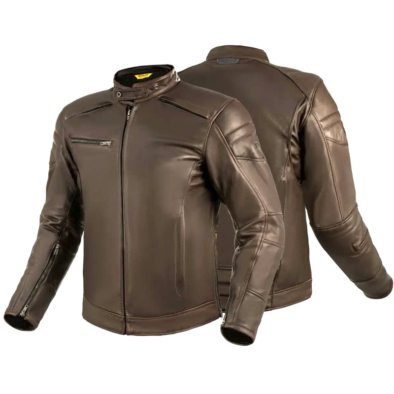 Shima Hunter+ 2.0 motorkerékpár bőrkabát barna