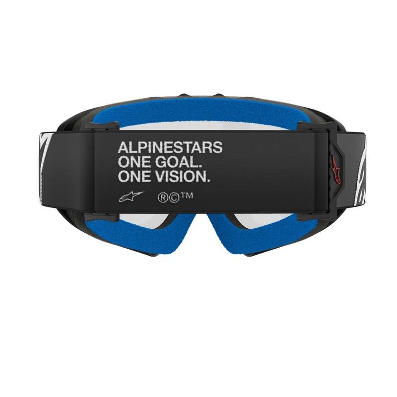 Alpinestars Vision Youth Corp gyerek motocross szemüveg fekete, átlátszó plexivel