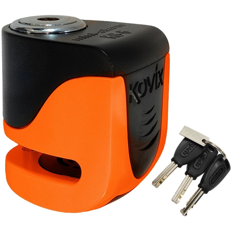 Tárcsafék zár riasztóval KOVIX KS6 narancs