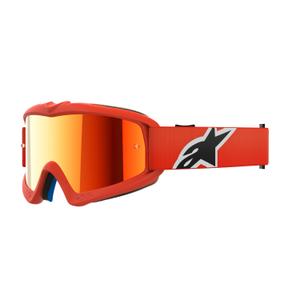 Alpinestars Vision Youth Corp gyerek motocross szemüveg narancssárga, tükörpiros plexivel