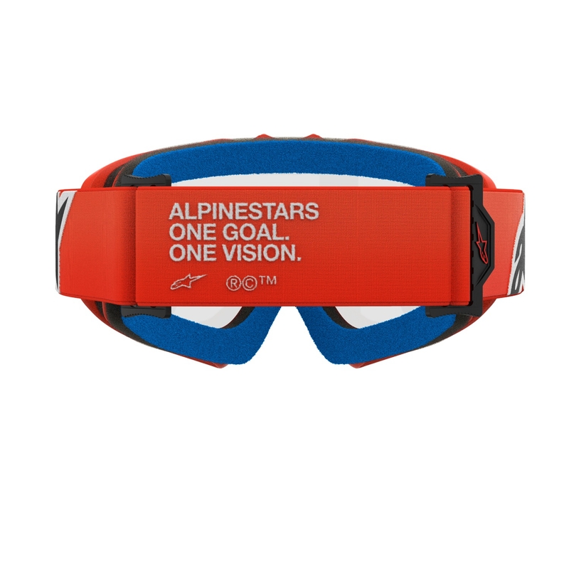 Alpinestars Vision Youth Corp gyerek motocross szemüveg narancssárga, átlátszó plexivel