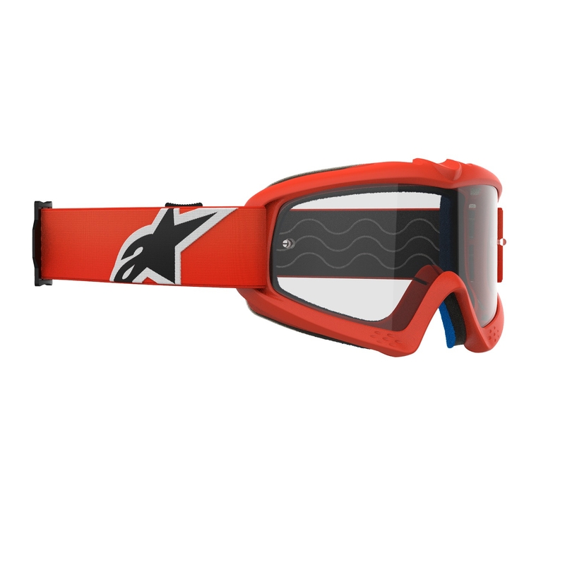Alpinestars Vision Youth Corp gyerek motocross szemüveg narancssárga, átlátszó plexivel