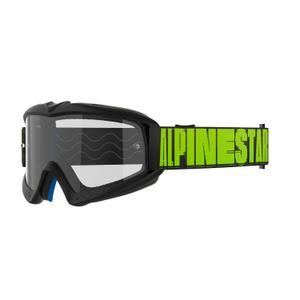 Alpinestars Vision Youth Hollow gyerek motocrossz szemüveg  fekete-antracit-fluo sárga, átlátszó plexivel
