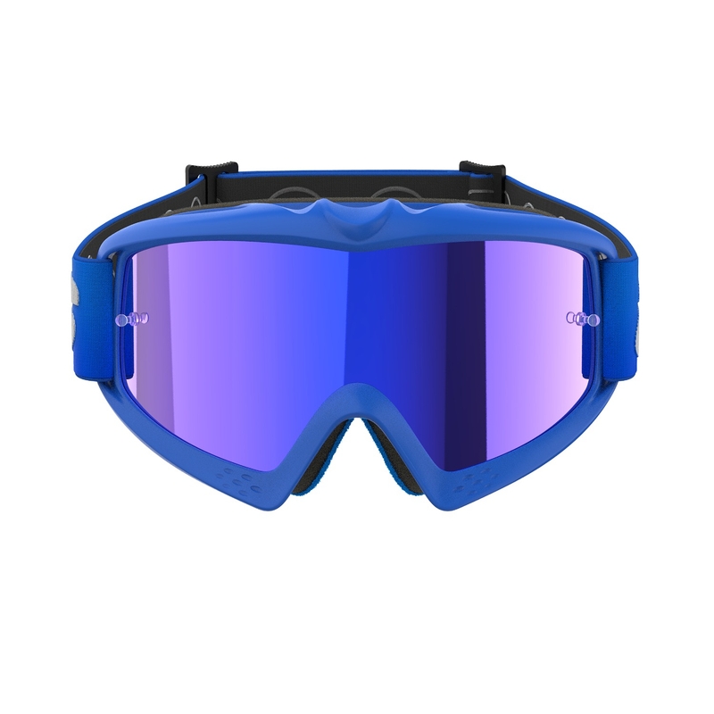 Alpinestars Vision Youth Blaze gyerek motokrossz szemüveg kék, tükörkék plexivel