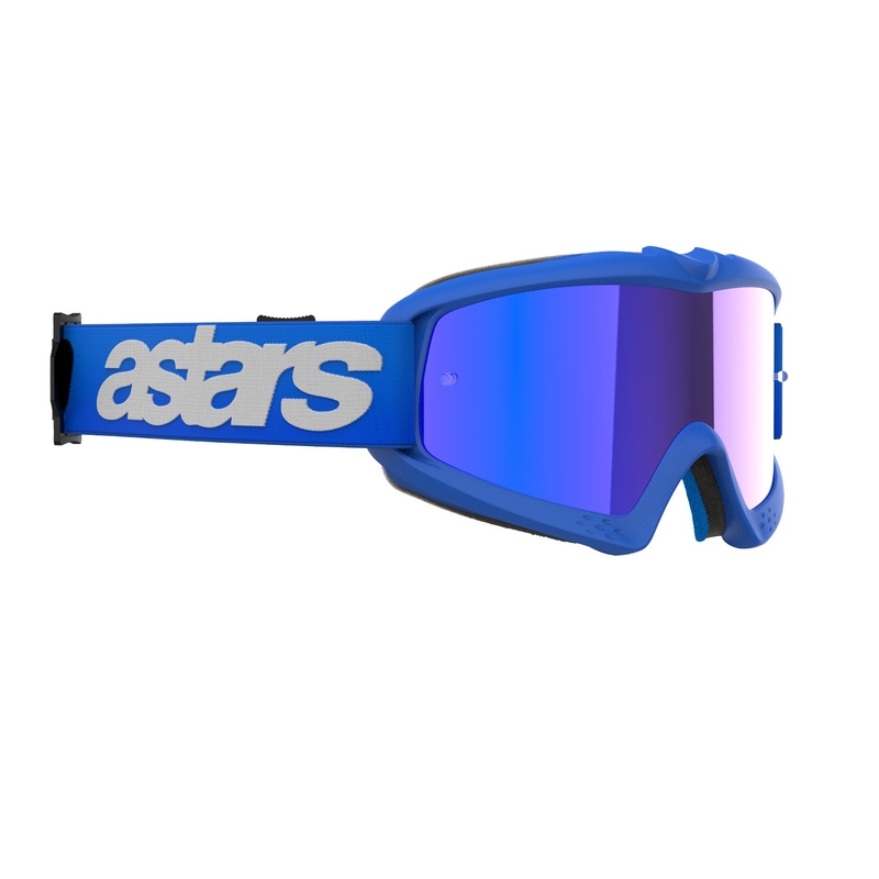 Alpinestars Vision Youth Blaze gyerek motokrossz szemüveg kék, tükörkék plexivel