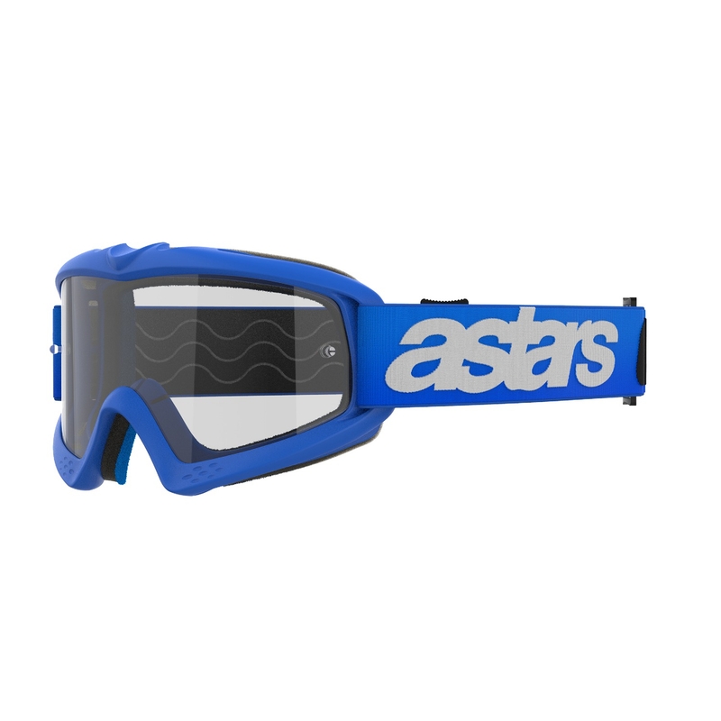 Alpinestars Vision Youth Blaze gyerek motokrossz szemüveg kék, átlátszó plexivel