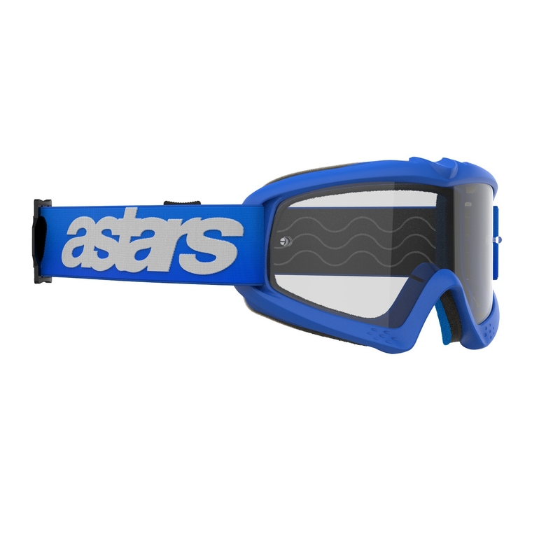 Alpinestars Vision Youth Blaze gyerek motokrossz szemüveg kék, átlátszó plexivel