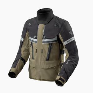 Revit Dominator 3 GTX motoros kabát fekete-zöld