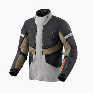 Revit Neptune 3 GTX motoros kabát fekete-zöld