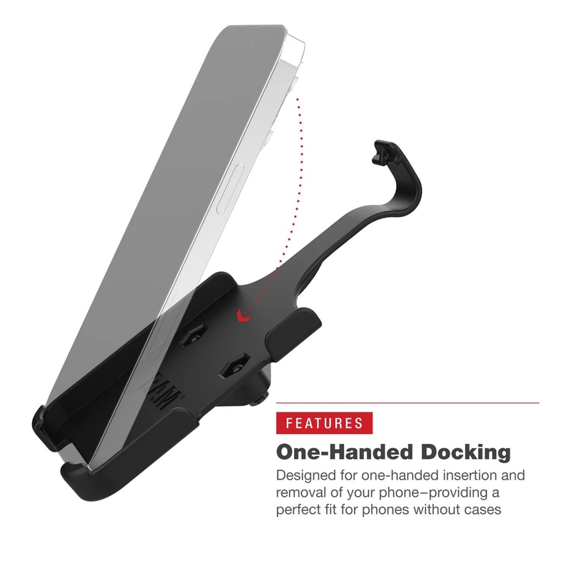 RAM Mounts telefontartó az Apple iPhone 13/13 Pro/14/14/14 Pro/15 készülékhez