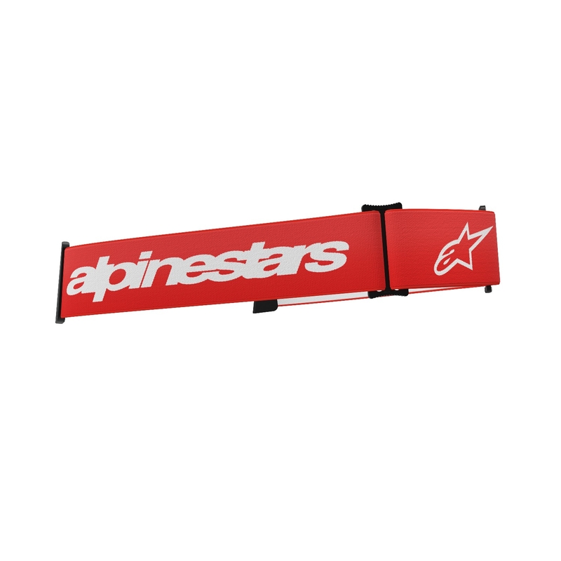 Szemüvegpánt az Alpinestars Supertech/Vision 8 szemüveghez piros-fehér