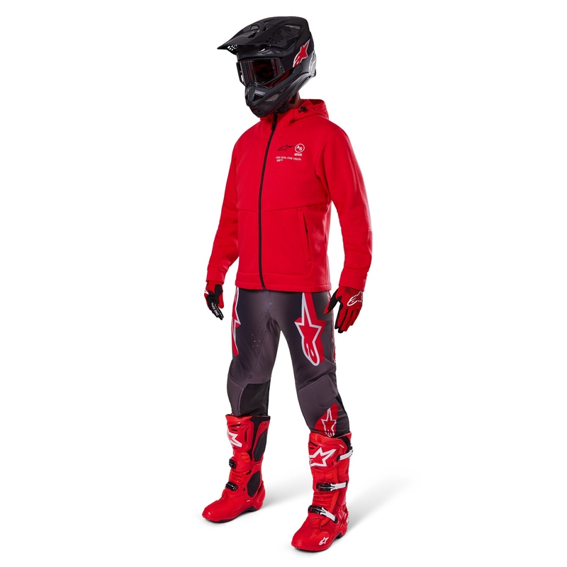 Alpinestars Racer MX Fleece melegítőfelső piros