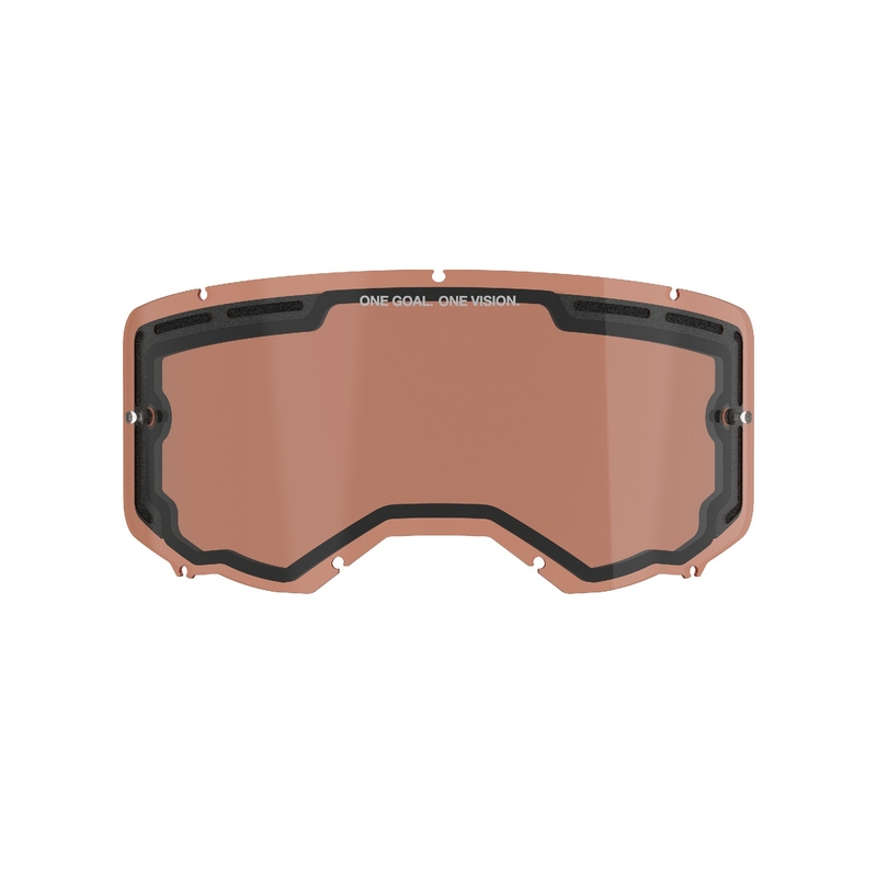 Plexi az Alpinestars Vision 8/5/3 dupla antifog szemüveghez, narancssárga-barna-afterburn