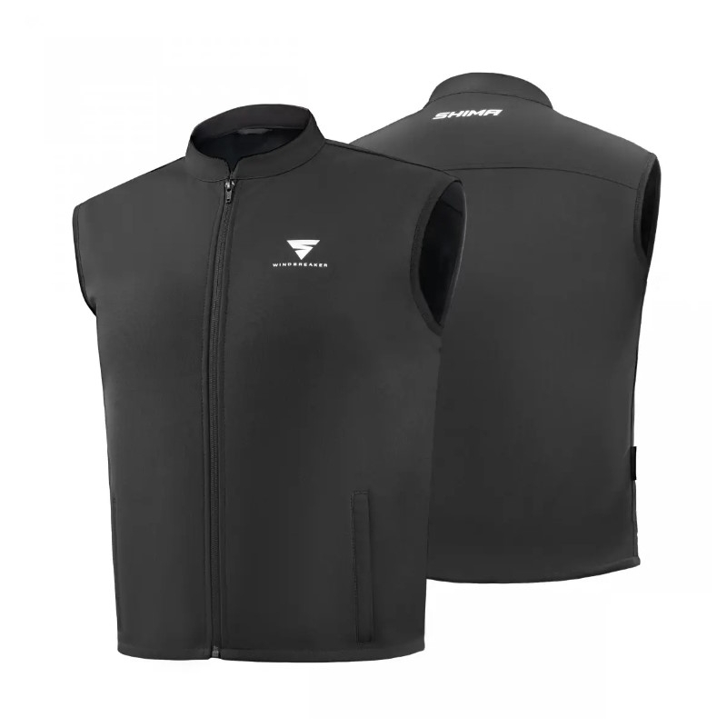 Shima Windbreaker softshell mellény fekete