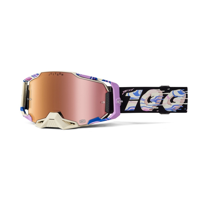 100% Armega 2 Le Donut motokrossz szemüveg készlet 2 db