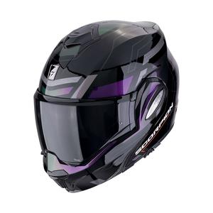 Scorpion EXO-TECH EVO CONQUER felhajtható motorkerékpár sisak matt fekete-kaméleon