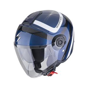 Scorpion EXO-CITY II RIVA nyitott motorkerékpár sisak kék-fekete