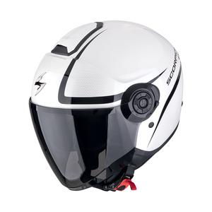 Scorpion EXO-CITY II INTERCITY nyitott motoros bukósisak fehér-fekete