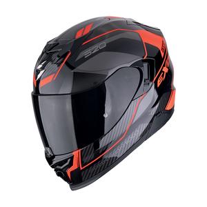 Scorpion EXO-520 EVO AIR LENA zárt motoros bukósisak fekete-piros