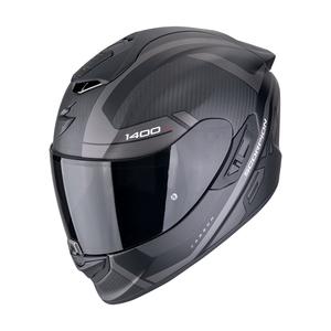 Scorpion EXO-1400 EVO II CARBON AIR ENKO zárt motoros bukósisak matt fekete-ezüst