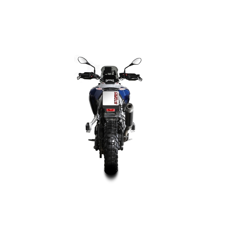 Kipufogóvég STORM OVAL fekete