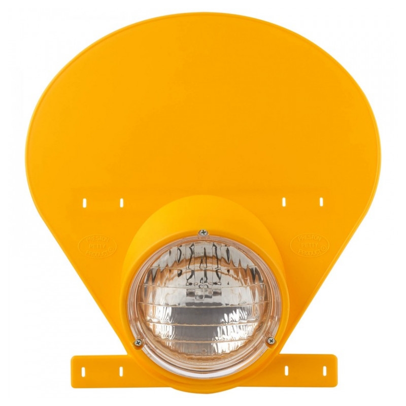 Fejidom lámpával POLISPORT with halogen bulb Dark yellow